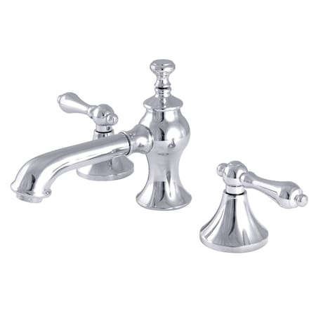 Kingston Brass KC7061AL Vintage 8" Widespread Bathroom Faucet, Polished Chrome KC7061AL